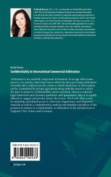 Confidentiality in International Commercial Arbitration Confidentiality in International Commercial Arbitration