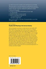Flexible Shift Planning in the Service Industry