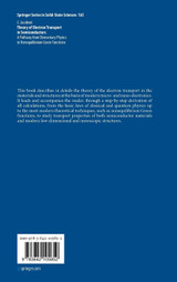 Theory of Electron Transport in Semiconductors Theory of Electron Transport in Semiconductors