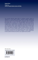 Control of Complex Nonlinear Systems with Delay Control of Complex Nonlinear Systems with Delay