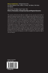 Drivers of Innovation, Entrepreneurship and Regional Dynamics Drivers of Innovation, Entrepreneurship and Regional Dynamics