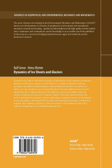 Dynamics of Ice Sheets and Glaciers Dynamics of Ice Sheets and Glaciers