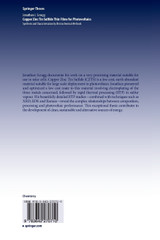 Copper Zinc Tin Sulfide Thin Films for Photovoltaics