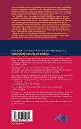 Sustainability in Energy and Buildings Sustainability in Energy and Buildings