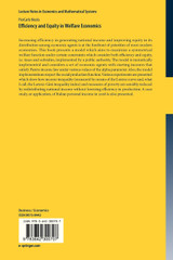 Efficiency and Equity in Welfare Economics