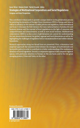 Strategies of Multinational Corporations and Social Regulations