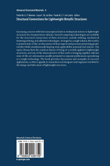 Structural Connections for Lightweight Metallic Structures