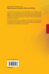 Political Economy of Institutions, Democracy and Voting Political Economy of Institutions, Democracy and Voting