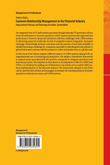 Customer Relationship Management in the Financial Industry Customer Relationship Management in the Financial Industry