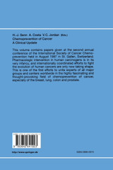 Chemoprevention of Cancer Chemoprevention of Cancer