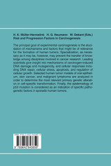 Risk and Progression Factors in Carcinogenesis Risk and Progression Factors in Carcinogenesis