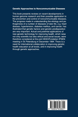 Genetic Approaches to Noncommunicable Diseases