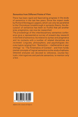 Semantics from Different Points of View Semantics from Different Points of View