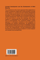 Concept Development and the Development of Word Meaning Concept Development and the Development of Word Meaning
