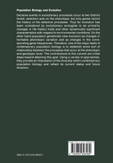 Population Biology and Evolution