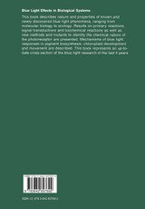 Blue Light Effects in Biological Systems Blue Light Effects in Biological Systems