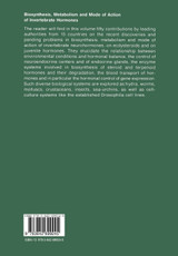 Biosynthesis, Metabolism and Mode of Action of Invertebrate Hormones