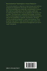 Neurochemical Techniques in Insect Research Neurochemical Techniques in Insect Research