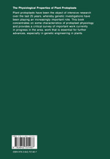The Physiological Properties of Plant Protoplasts The Physiological Properties of Plant Protoplasts