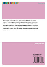 An Assessment of Urban Housing Supply and Affordability in Jimma town. With special reference to Condominium Housing