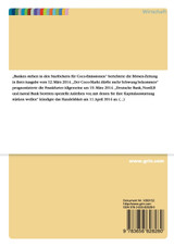 Gestaltung, Bewertung und Verwendung von Coco-Bonds bei der Finanzierung von Kreditinstituten Gestaltung, Bewertung und Verwendung von Coco-Bonds bei der Finanzierung von Kreditinstituten