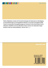Management des Demografischen Wandels in der Kommunalverwaltung Management des Demografischen Wandels in der Kommunalverwaltung