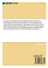 Die Potenziale von Social Media in der Online-Organisationskommunikation von KMU