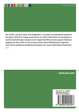 Arbeit und Müßiggang in der romantischen Novelle "Aus dem Leben eines Taugenichts" von Joseph von Eichendorff