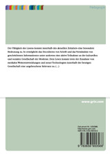 Die Lesesozialisation innerhalb der Schule und ihr Einfluss auf die individuelle Lesesozialisation Die Lesesozialisation innerhalb der Schule und ihr Einfluss auf die individuelle Lesesozialisation