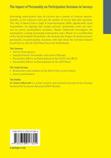 The Impact of Personality on Participation Decisions in Surveys