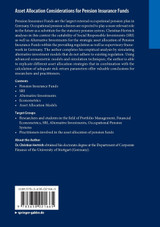 Asset Allocation Considerations for Pension Insurance Funds