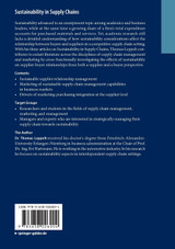 Sustainability in Supply Chains