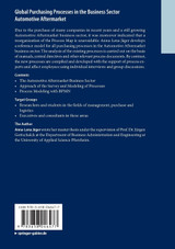 Global Purchasing Processes in the Business Sector Automotive Aftermarket