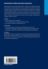 Specialization in Online Innovation Communities