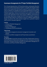 Governance Arrangements for IT Project Portfolio Management