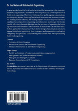 On the Nature of Distributed Organizing