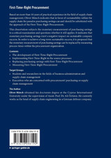 First-Time-Right Procurement