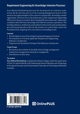 Requirement Engineering for Knowledge-Intensive Processes