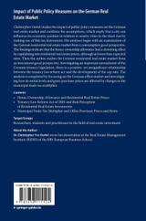 Impact of Public Policy Measures on the German Real Estate Market Impact of Public Policy Measures on the German Real Estate Market