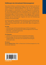 Einführung in das Internationale Kulturmanagement Einführung in das Internationale Kulturmanagement