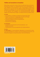 Politiker und Journalisten in Interaktion