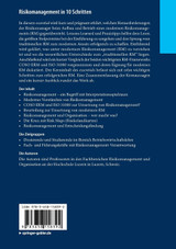 Risikomanagement in 10 Schritten Risikomanagement in 10 Schritten