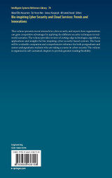 Bio-inspiring Cyber Security and Cloud Services Bio-inspiring Cyber Security and Cloud Services