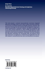 Micro/Nano Integrated Fabrication Technology and Its Applications in Microenergy Harvesting