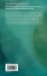 Derivative Spectrophotometry and Electron Spin Resonance (ESR) Spectroscopy for Ecological and Biological Questions