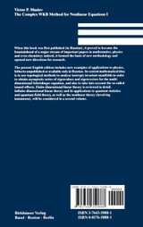 The Complex WKB Method for Nonlinear Equations I The Complex WKB Method for Nonlinear Equations I