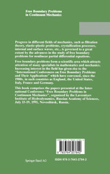 Free Boundary Problems in Continuum Mechanics Free Boundary Problems in Continuum Mechanics