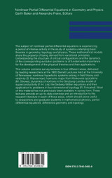 Nonlinear Partial Differential Equations in Geometry and Physics