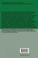 New Developments in Approximation Theory