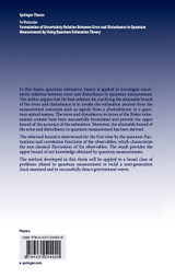 Formulation of Uncertainty Relation Between Error and Disturbance in Quantum Measurement by Using Quantum Estimation Theory Formulation of Uncertainty Relation Between Error and Disturbance in Quantum Measurement by Using Quantum Estimation Theory